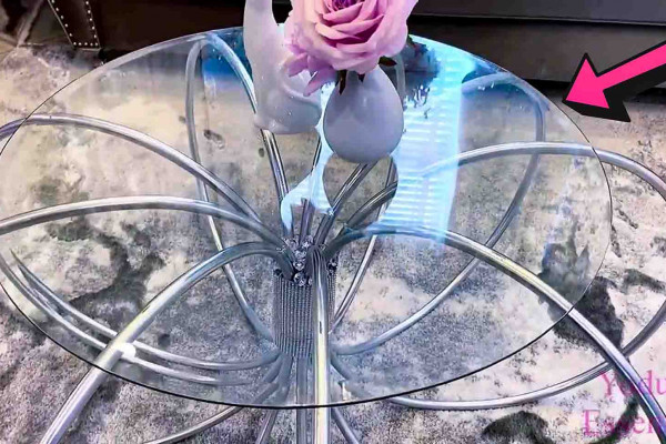 DIY Coffee Table Using Hula Hoops Tutorial