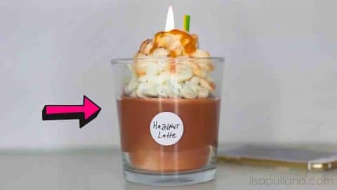 DIY Starbucks Latte Candle Tutorial | DIY Joy Projects and Crafts Ideas