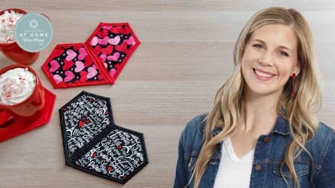 Easy Heart Mug Rug Quilt with Misty Doan | DIY Joy Projects and Crafts Ideas