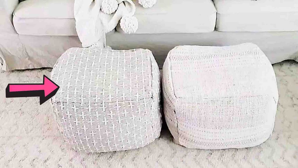 No-Sew Floor Poufs Tutorial
