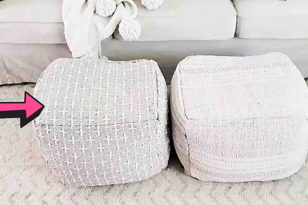 No-Sew Floor Poufs Tutorial