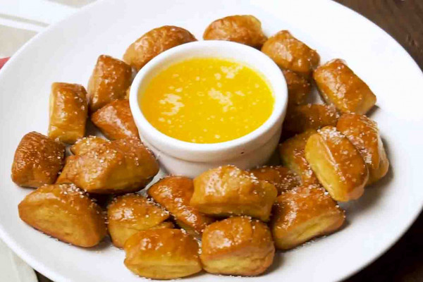 Pretzel Bites with 2-Ingredient Dough Recipe