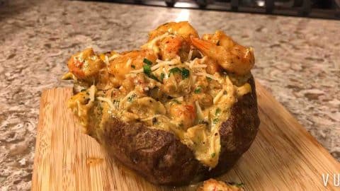 Seafood Baked Potato Recipe | DIY Joy Projects and Crafts Ideas