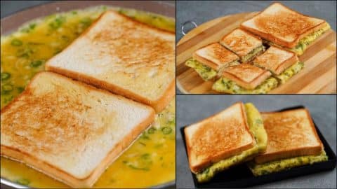Easy 10-Minute Egg Sandwich | DIY Joy Projects and Crafts Ideas