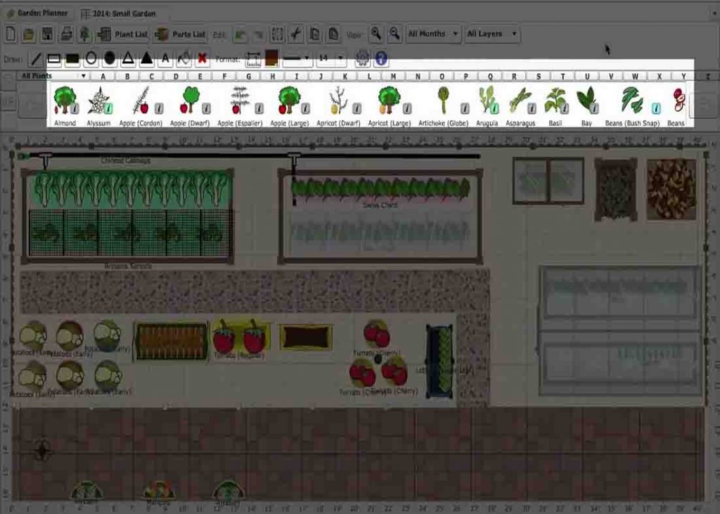 Using a gardening software to help you plan out your garden