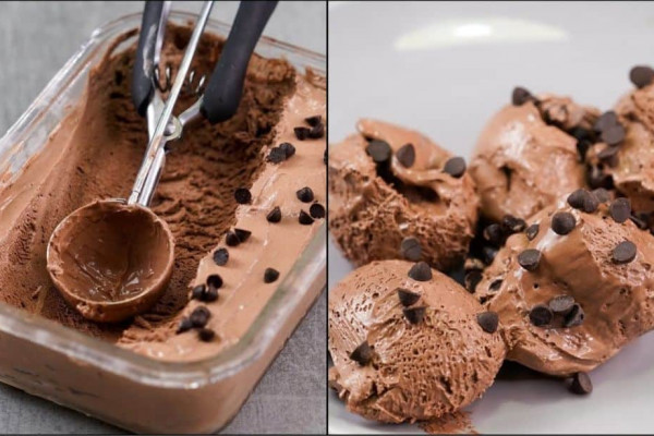 5-Ingredient Milk Chocolate Ice Cream