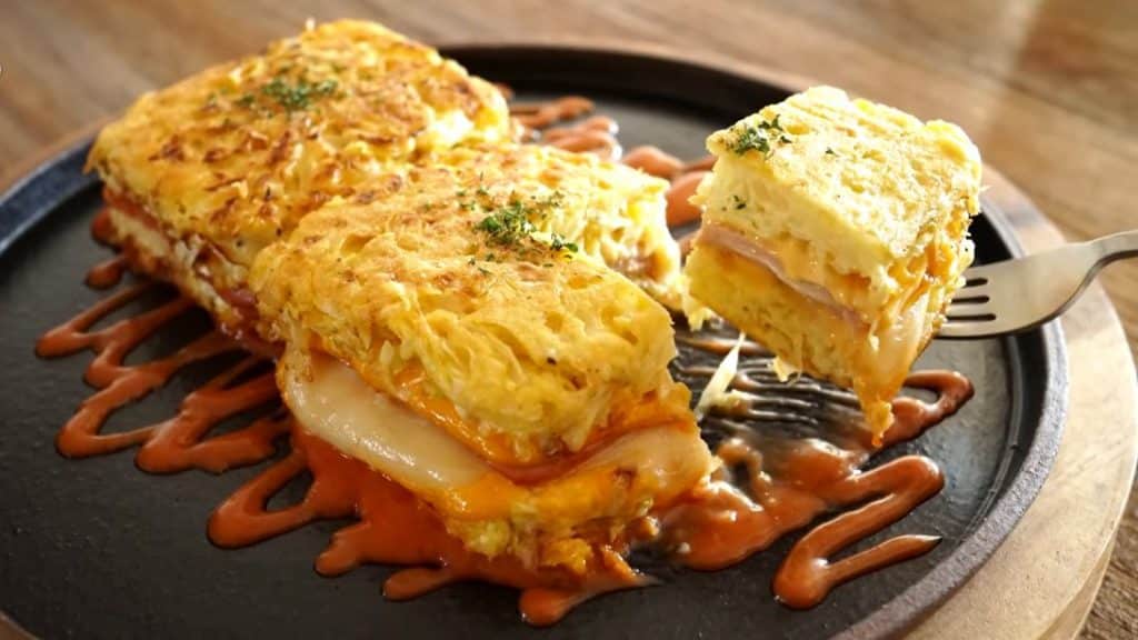 Cabbage Egg Toast Recipe