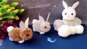 Cute Woolen Bunny DIY