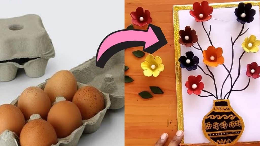 DIY Egg Carton Flowers