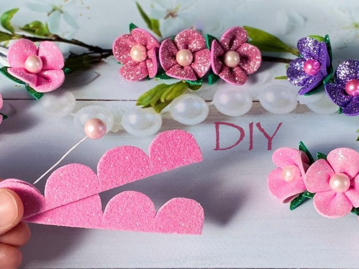 DIY 5 Pcs Pop-up Flower Deco Foam shapes