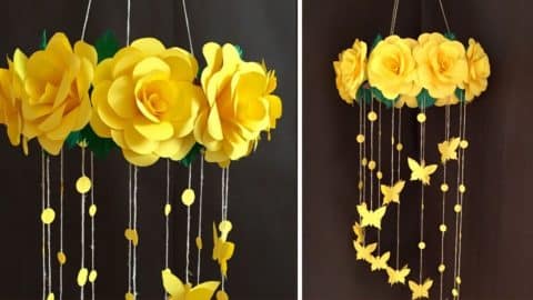 DIY Paper Rose Decor | DIY Joy Projects and Crafts Ideas