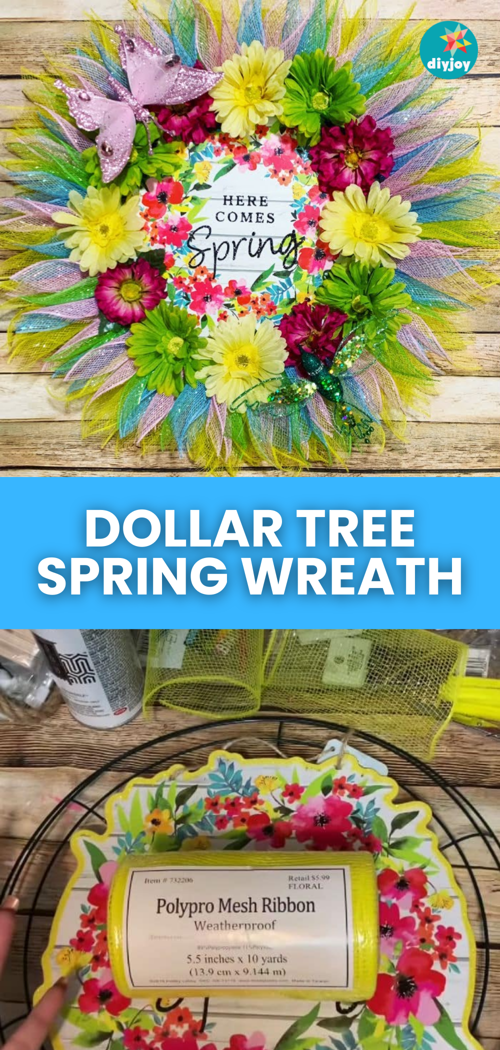 DIY Spring Wreath