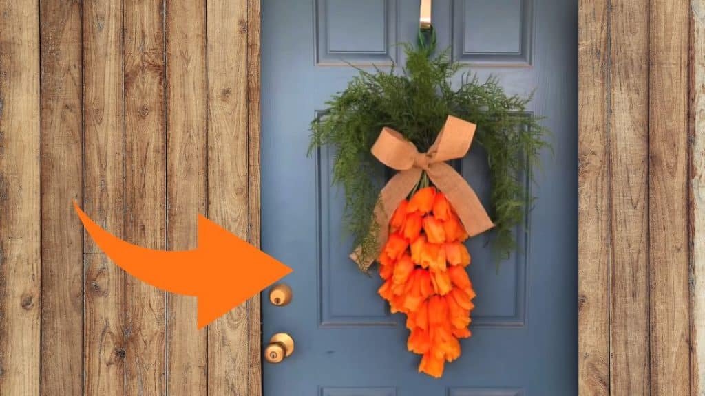 DIY Tulip Carrot Spring Decor
