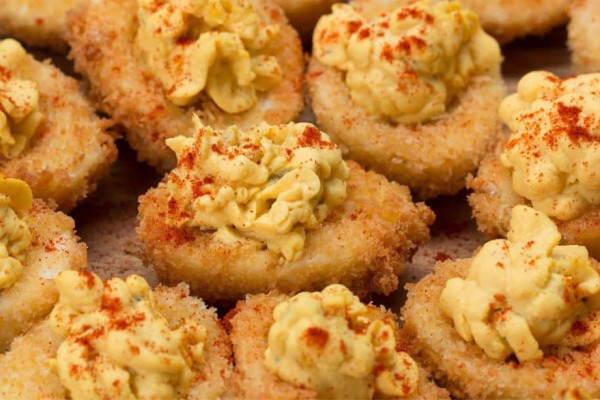 Deep-Fried Deviled Eggs