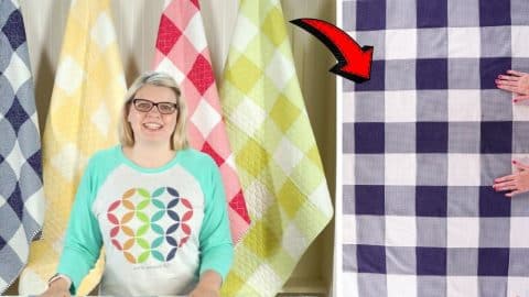 Easy Baby Gingham Quilt Tutorial (with Free Pattern) | DIY Joy Projects and Crafts Ideas