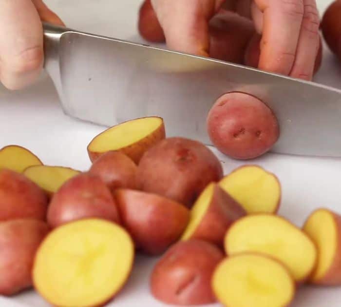 Easy Garlic Butter Roasted Potatoes & Carrots Recipe