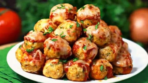 Easy Parmesan Chicken Meatballs Recipe | DIY Joy Projects and Crafts Ideas