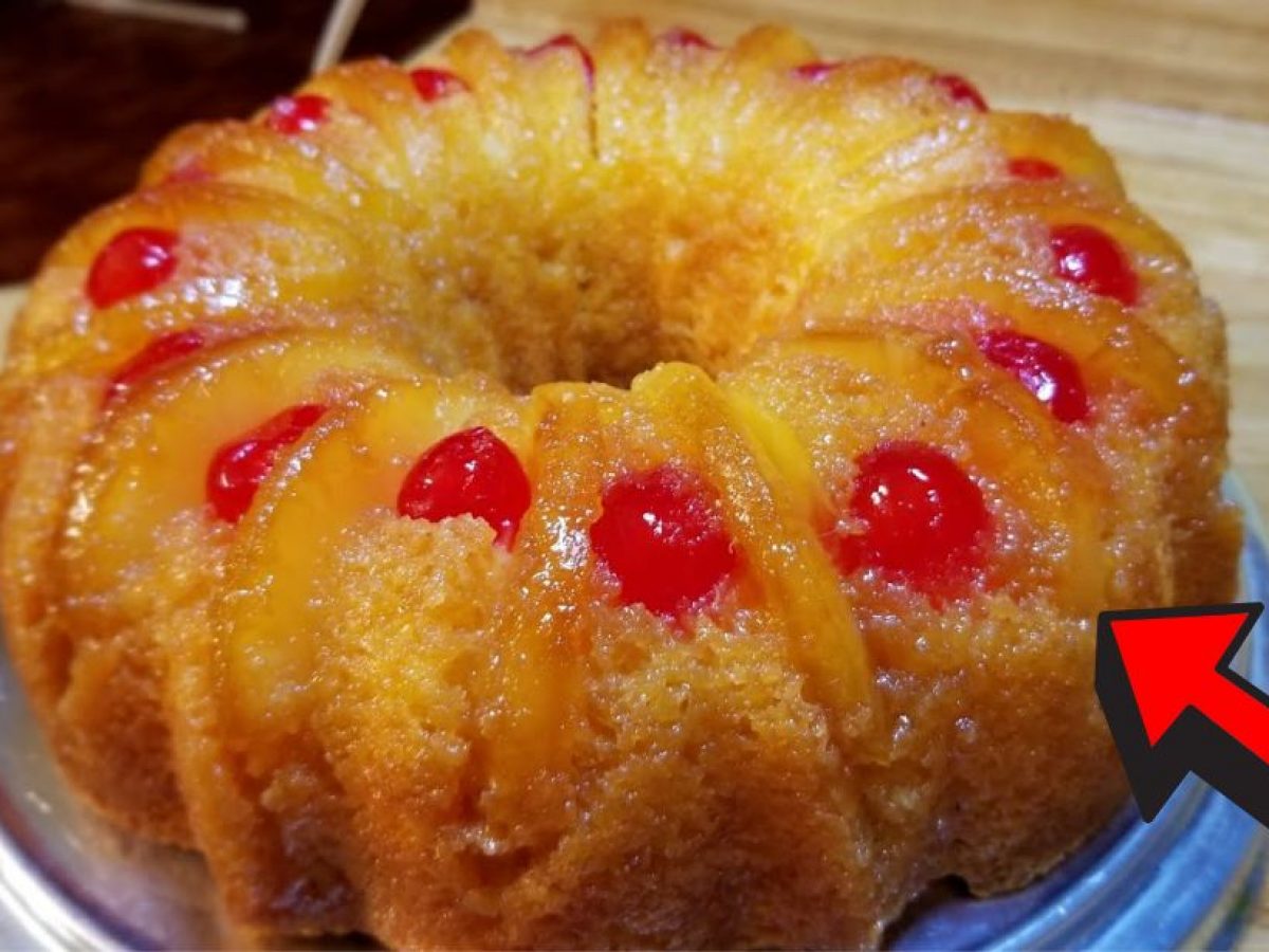 Pineapple Upside Down Bundt Cake (from scratch)