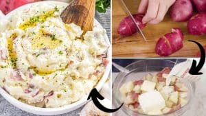 Easy Steakhouse Copycat Garlic Mashed Potatoes Recipe