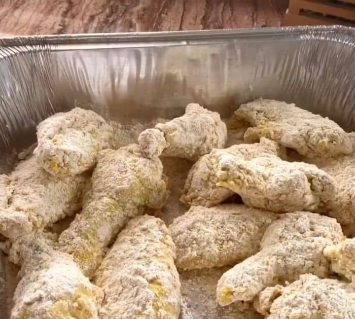 Crispy Mustard Fried Chicken Wings Recipe