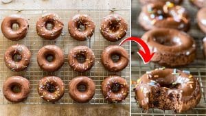 Easy-to-Make Baked Chocolate Donuts