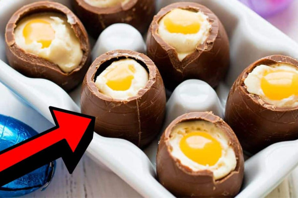 Easy-to-Make Cheesecake Filled Easter Eggs