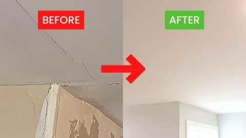 How to Fix a Drywall Crack in Ceiling or Wall | DIY Joy Projects and Crafts Ideas