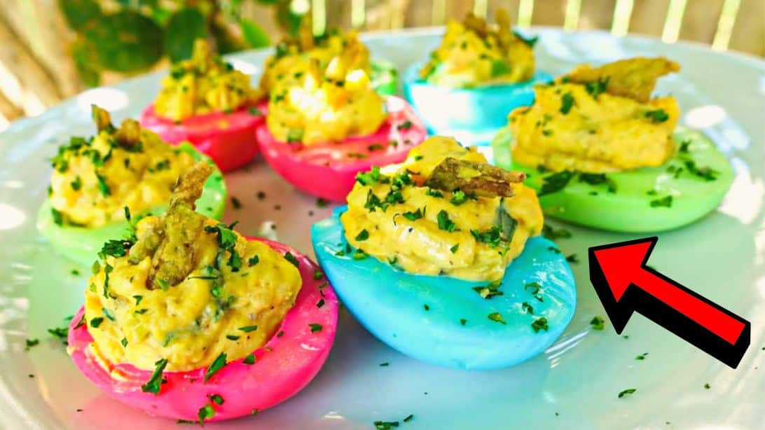 How to Make Delicious & Colorful Deviled Eggs for Easter | DIY Joy Projects and Crafts Ideas