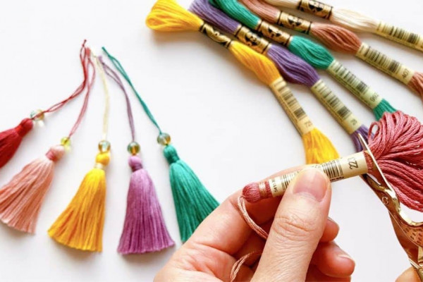 How to Make Embroidery Thread Tassels