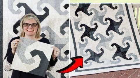 How to Make Snail Trail Quilt Block | DIY Joy Projects and Crafts Ideas
