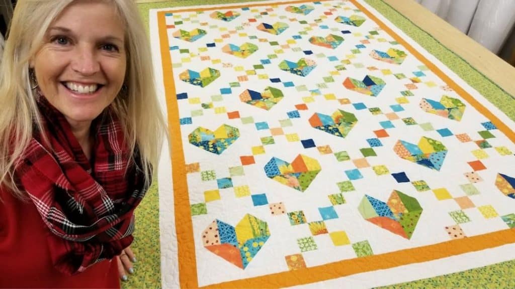 How to Make a Cross-Heart Quilt
