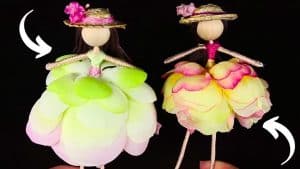 How to Make a Spring DIY Fairy Doll with Straw Hat