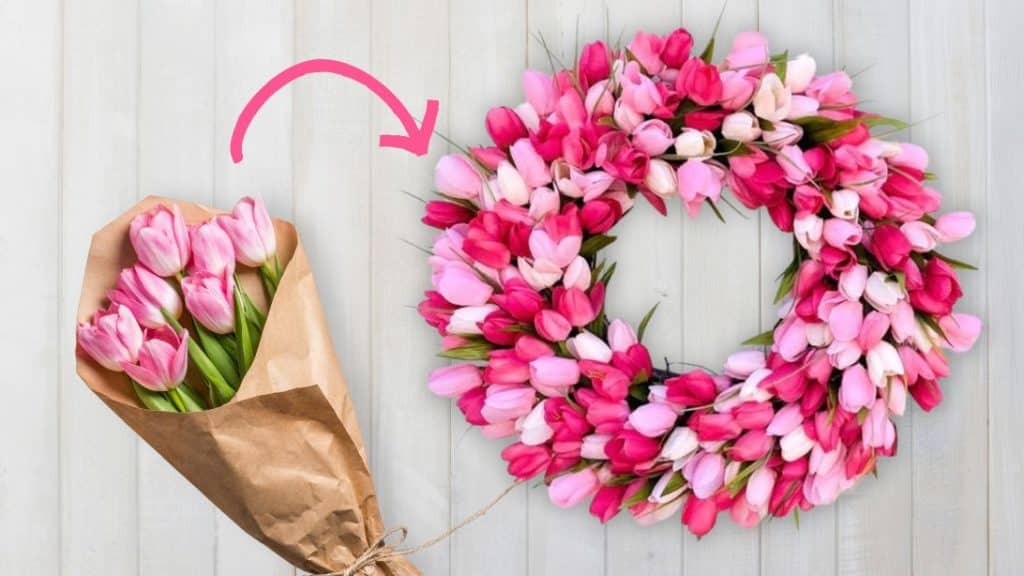 How to Make a Tulip Wreath