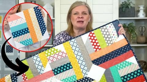 How to Make a Twirl Quilt Using One Jelly Roll | DIY Joy Projects and Crafts Ideas