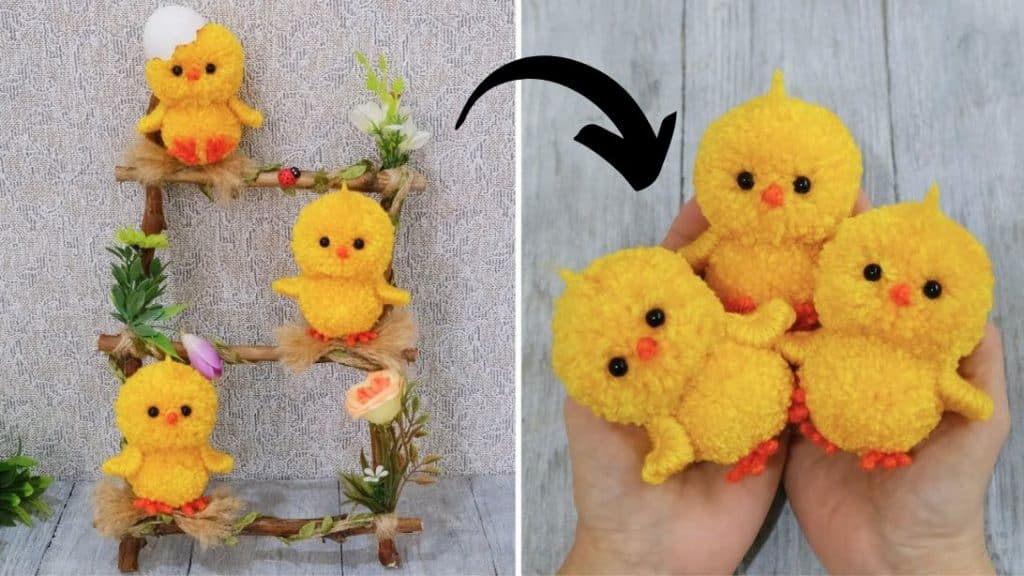How to Make an Adorable DIY Yarn Chicken Décor