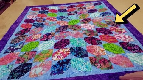 How to Make the Easiest Beginner Quilt Ever (w/ Free Pattern) | DIY Joy Projects and Crafts Ideas