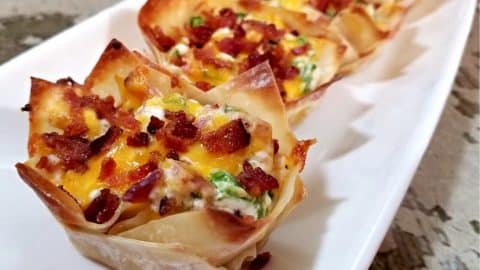 Jalapeno Popper Wonton Cups | DIY Joy Projects and Crafts Ideas