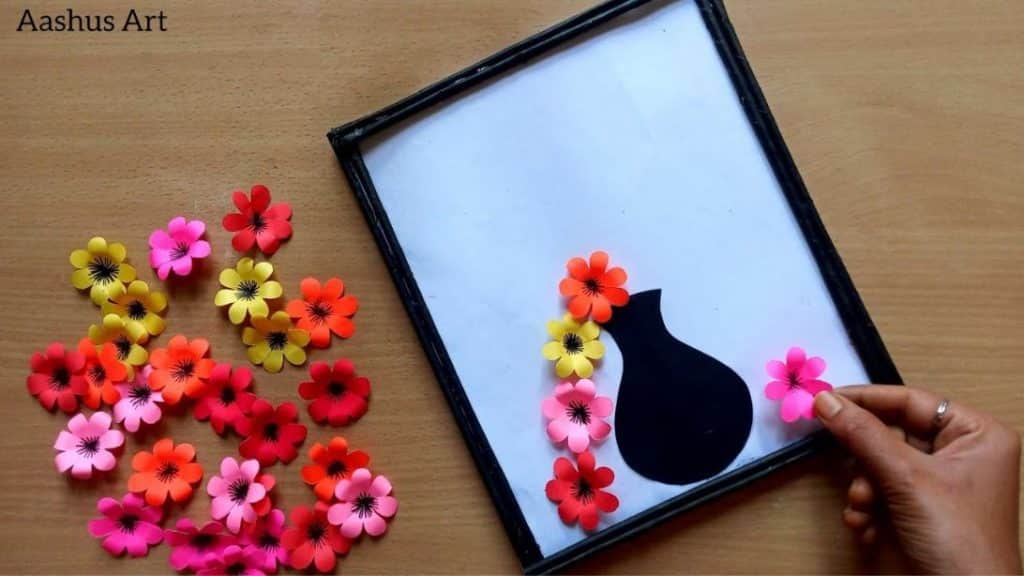 Paper Flower Craft for Home Decoration