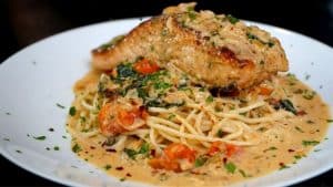 Quick and Easy Creamy Tuscan Salmon Pasta