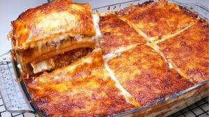 Super Cheesy and Yummy Baked Lasagna