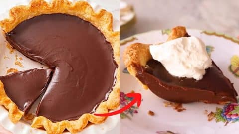 Super Easy Chocolate Pie Recipe | DIY Joy Projects and Crafts Ideas