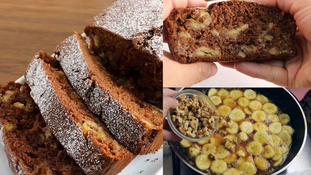 Yummy Walnut Banana Bread