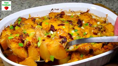 Best Loaded Chicken and Potato Casserole | DIY Joy Projects and Crafts Ideas