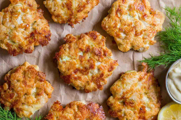Cheesy Chicken Fritters Recipe