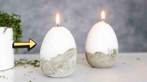 DIY Easter Egg Concrete Candles Tutorial | DIY Joy Projects and Crafts Ideas