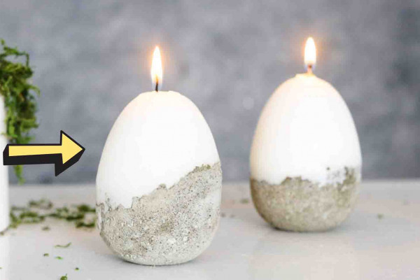 DIY Easter Egg Candles Tutorial