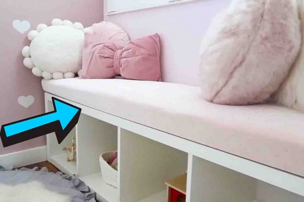 DIY No-Sew Bench Cushion Tutorial
