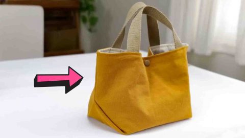 DIY Small Tote Bag In 5 Minutes | DIY Joy Projects and Crafts Ideas