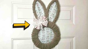 Dollar Tree DIY Bunny Wreath Tutorial