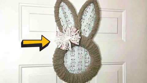 Dollar Tree DIY Bunny Wreath Tutorial | DIY Joy Projects and Crafts Ideas